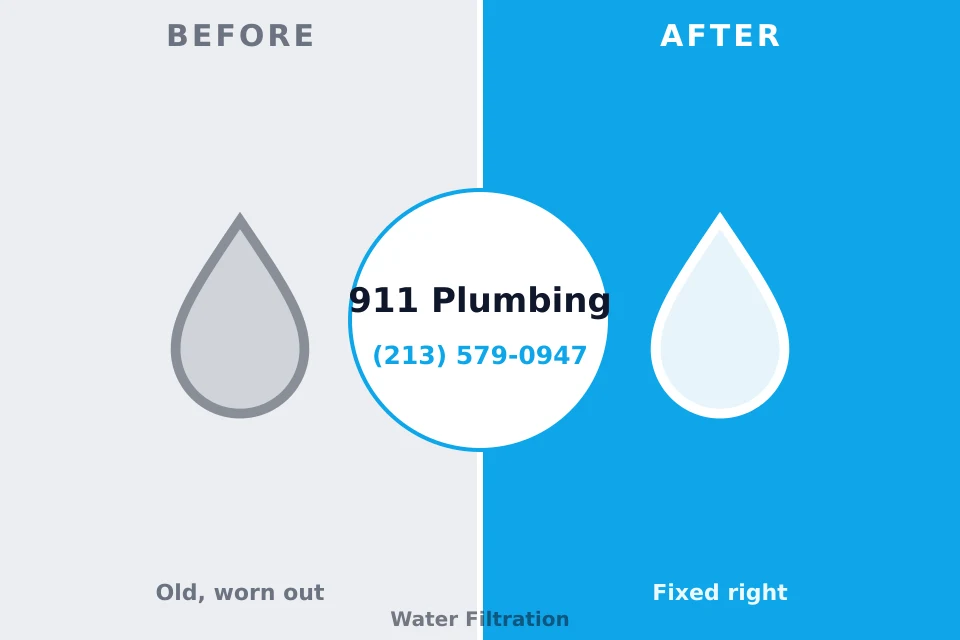 Before and after: plumbing company Hackleburg, AL